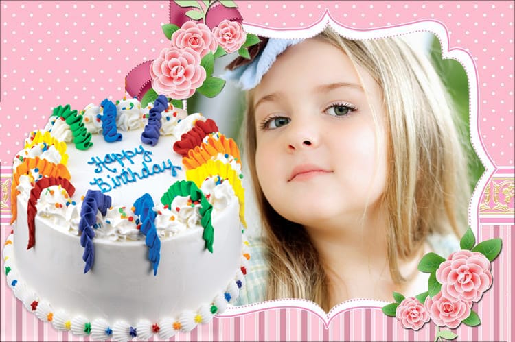 Bánh kem và những bông hoa hồng trang trí đẹp