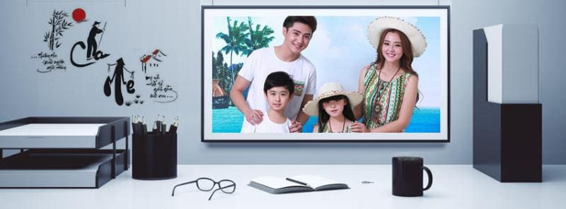 Khung hình đẹp về gia đình yêu thương