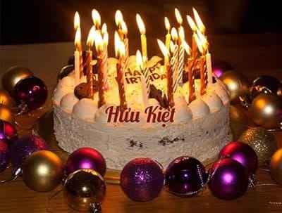 Khung ảnh những cây nến trang trí chúc mùng sinh nhật