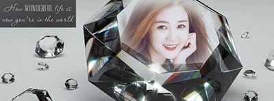 Tạo anh bìa facebook kim cương đẹp lung linh