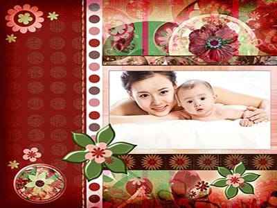 Ghép khung ảnh kỹ thuật số với hoa văn tinh xảo và bố cục đẹp