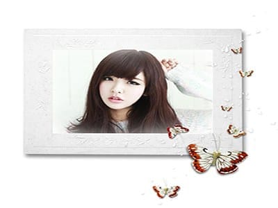 Ghép ảnh vào khung ảnh những con bướm xinh kết hợp hiệu ứng đẹp tinh tế