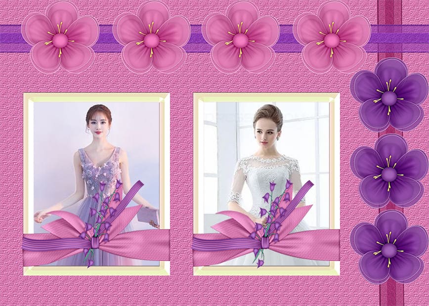 Hoa văn màu tím thủy chung biểu tượng cho tình yêu