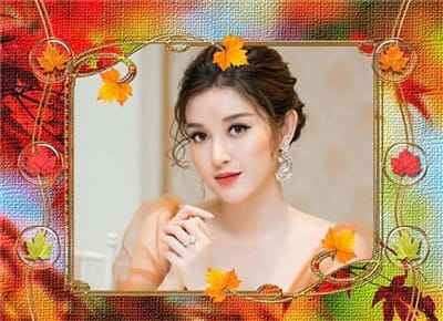 Ghép khung ảnh sắc màu mùa thu