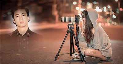 Ghép khung ảnh tạo hình nam thần tượng