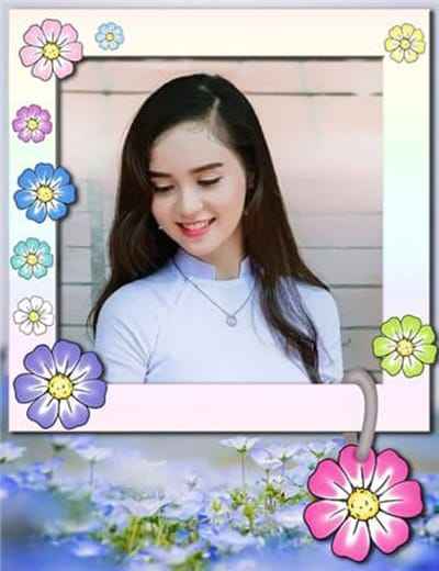 Tạo hình trang trí những bông hoa sặc sỡ