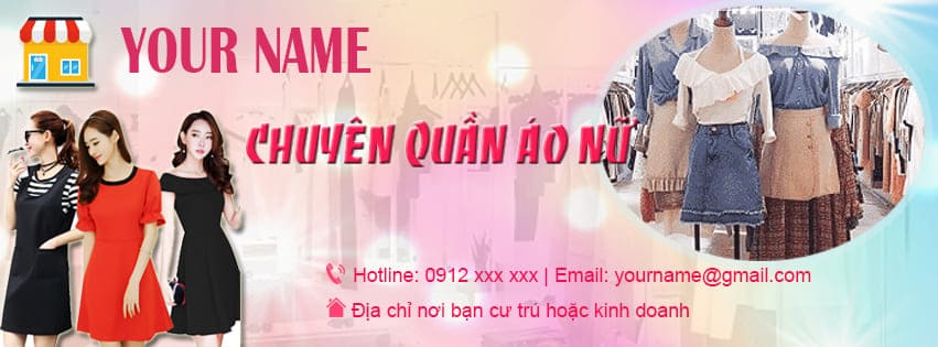 Hình ảnh cửa hàng chuyên quần áo nữ đẹp