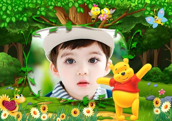 Chú gấu trong khu rừng cổ tích