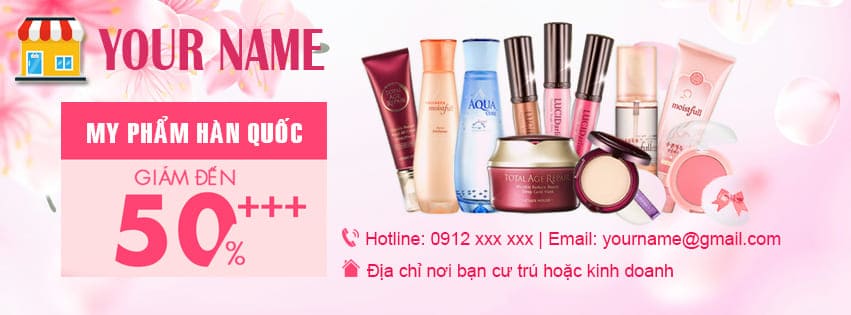 Thương hiệu bán hàng mỹ phẩm Hàn Quốc