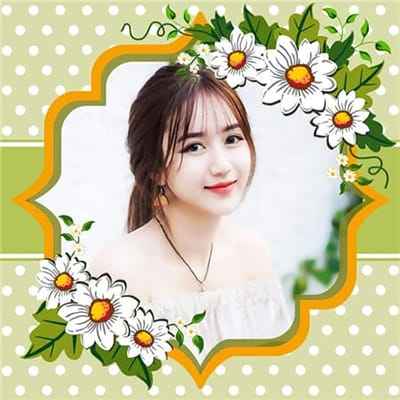 Tạo ảnh đại diện facebook trang trí với hoa nghệ thuật