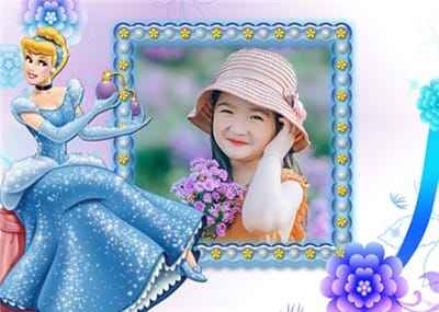 Ghép ảnh đẹp bé gái với công chúa mang tới vẻ đẹp và an lành