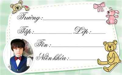 Khung ảnh mẫu các con thú bông rễ thương