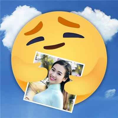 Tạo ảnh đại diện với biểu tượng thương yêu của facebook