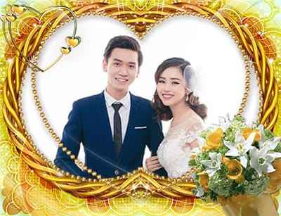 Ghép ảnh tình yêu với những chiếc vòng tạo hình trái tim đẹp