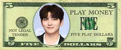 Ghép hình vào đồng đô la giả lập