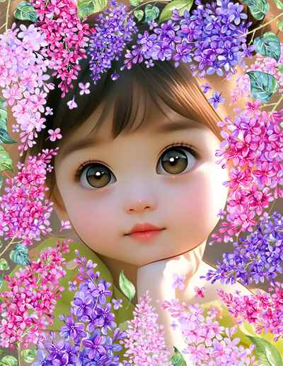 Tạo ảnh online với những chùm hoa lộng lẫy đầy sắc màu nghệ thuật