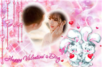 Tạo ảnh thiệp chúc mừng ngày lễ tình yêu Valentine với khung ảnh đẹp lãng mạn