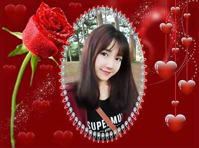 Bông hoa hồng kết hợp chuổi ngọc tuyệt đẹp