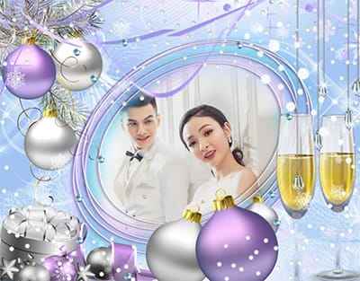 Khung ảnh tình yêu lãng mạn chúc mừng ngày lễ phục sinh