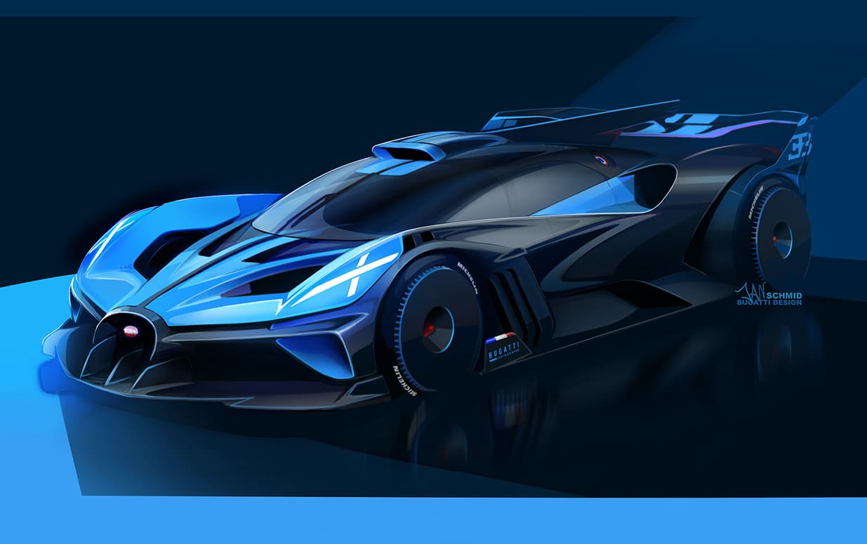 Xem hình ảnh siêu xe Bugatti Bolide (3 triệu USD)