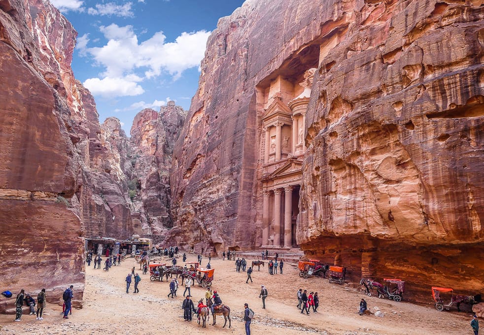 Xem hình ảnh thành cổ PETRA kỳ quan thế giới, JORDAN