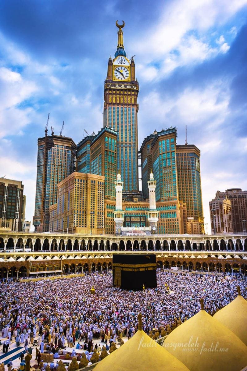 Xem hình ảnh Tháp đồng hồ Abraj Al-Bait - Mecca, Ả Rập Xê Út (601 mét)