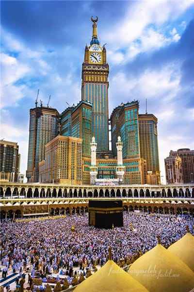 Xem hình ảnh Tháp đồng hồ Abraj Al-Bait - Mecca, Ả Rập Xê Út (601 mét)
