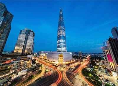 Xem hình ảnh Tòa nhà Lotte World Tower - Seoul, Hàn Quốc (555 mét)