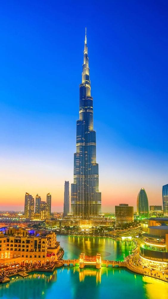 Hình nền điện thoại với tòa tháp cao tầng tuyệt đẹp