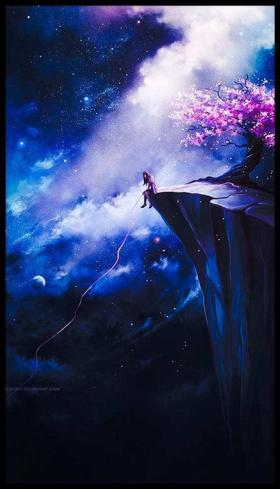 Hình nền điện thoại đẹp về cô giái và phong cach lãng mạn