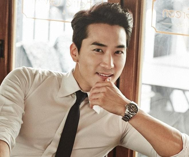 Xem hình ảnh nam diễn viên Hàn Quốc Song Seung Heon thanh tú với áo sơ mi
