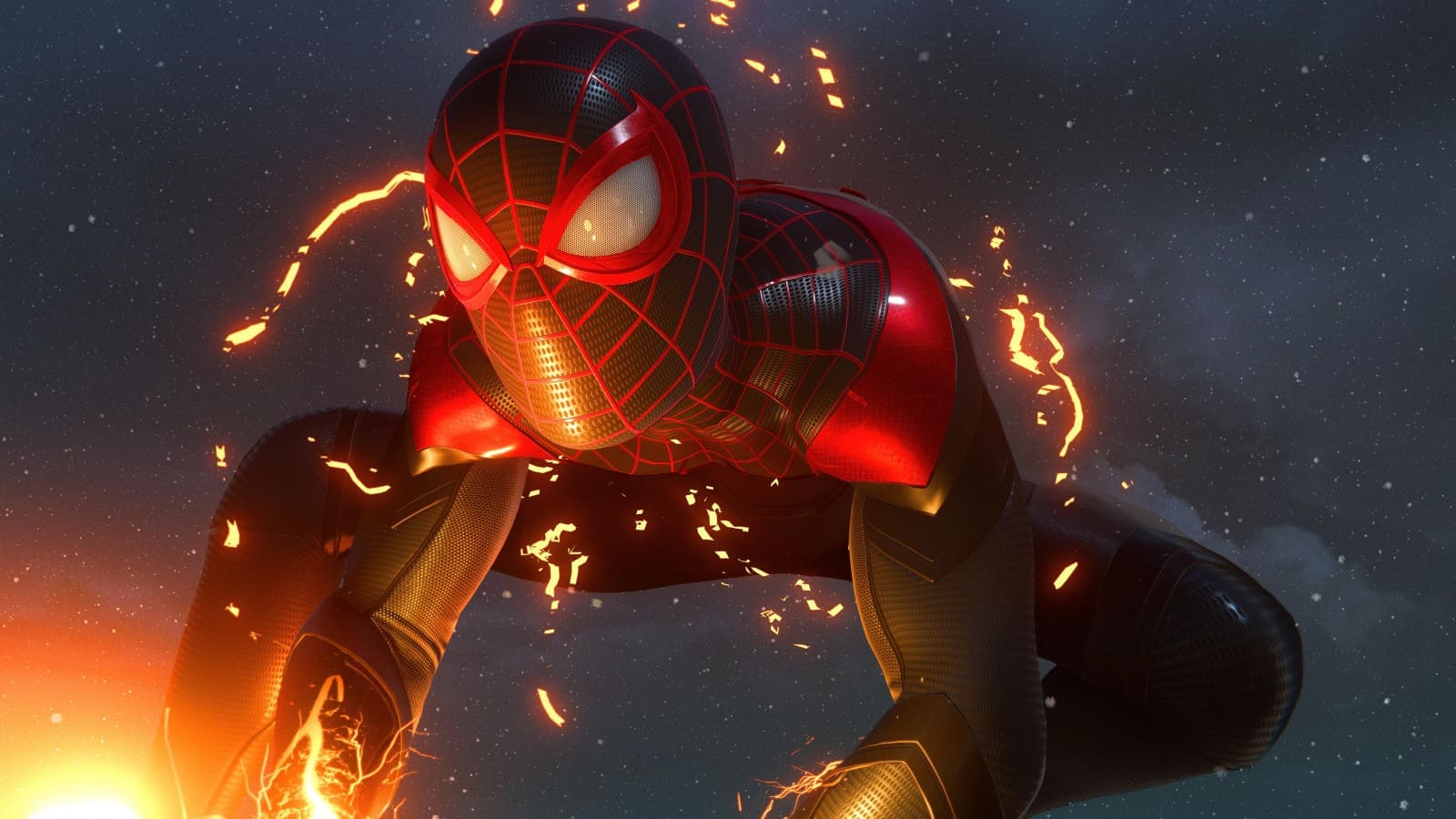 Hình nền máy tính đẹp nghệ thuật về siêu nhân người nhện