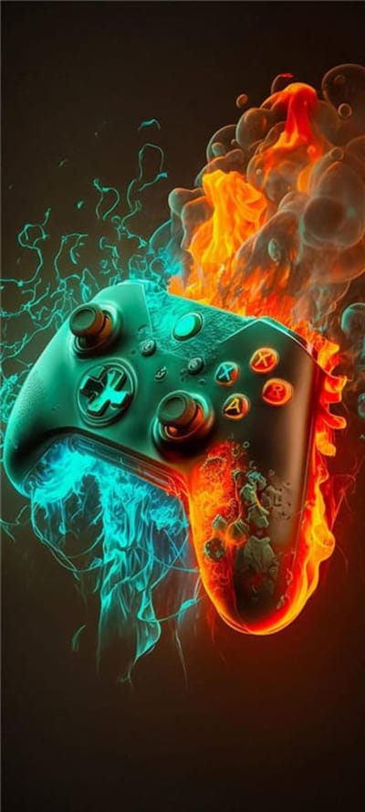 Hình ảnh chiếc tay cầm chơi game rất đẹp làm hình nên điện thoại