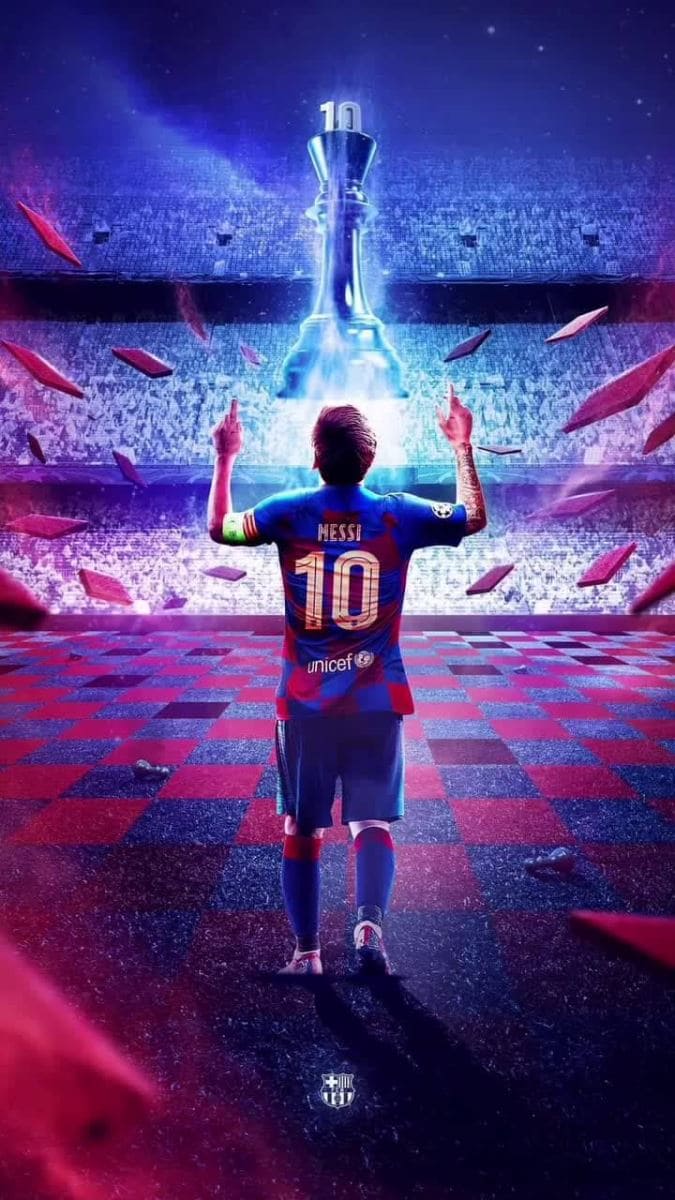 Hình nền điện thoại đẹp về Lionel Messi