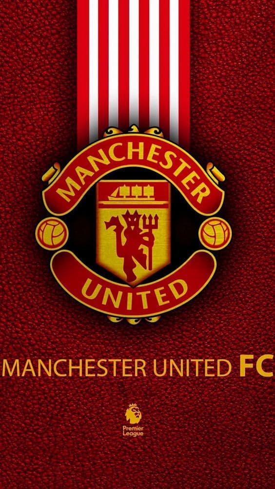 Hình nền điện thoại biểu tượng logo câu lạc bộ bóng đá Manchester United