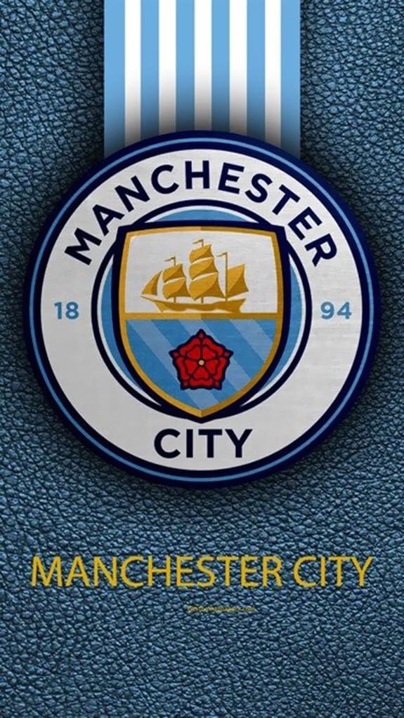 Hình nền điện thoại Logo câu lạc bộ bóng đá Man City