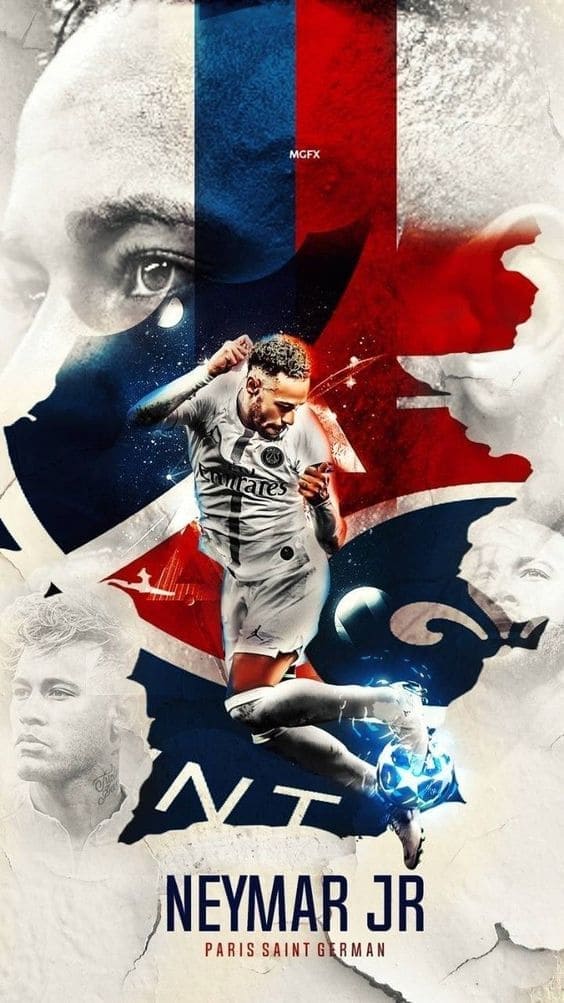 Hình nền điện thoại cầu thủ bóng đá Neymar