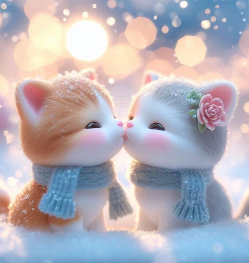 Xem hình ảnh AI Hai chú meo con rất đáng yêu