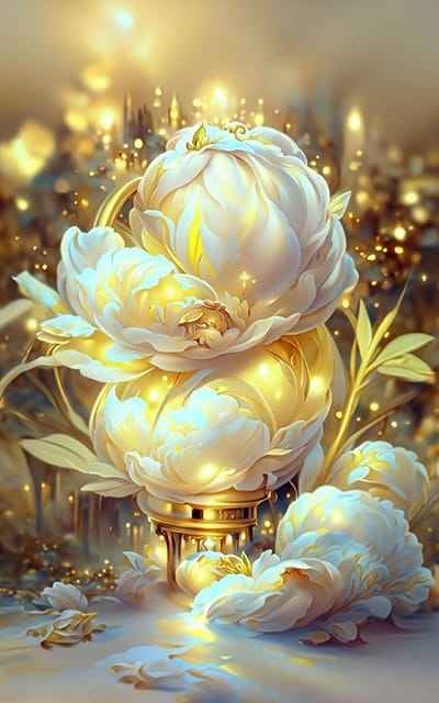 Xem hình ảnh AI Chú hổ trắng với đôi cánh thiên thần