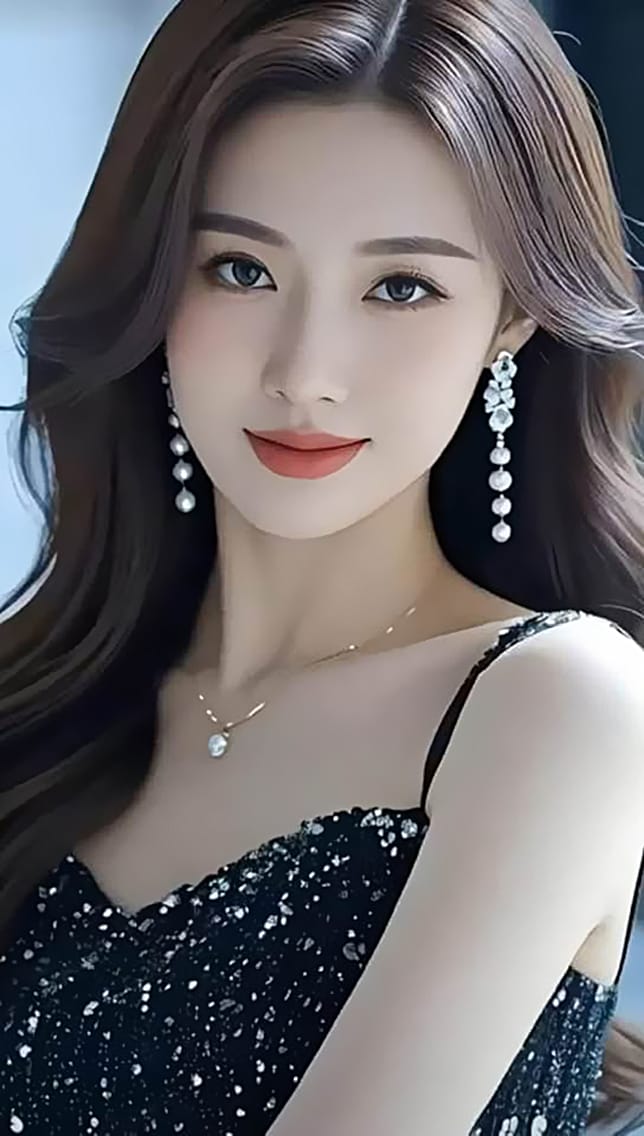 Hình ảnh đôi bông tai của cô gái tuyệt đẹp