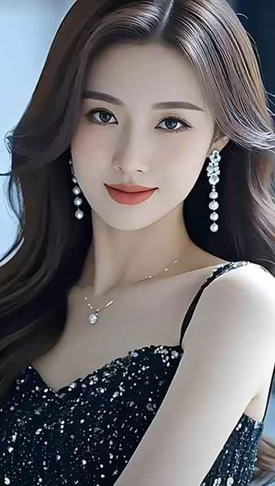 Hình ảnh đôi bông tai của cô gái tuyệt đẹp