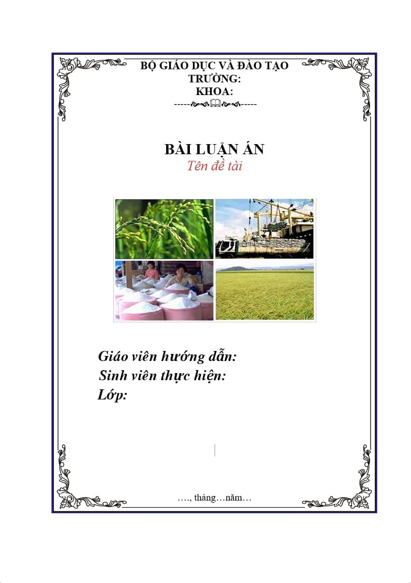 [12]mẫu bìa word báo cáo, luận văn, tiểu luận, luận án, đề tài