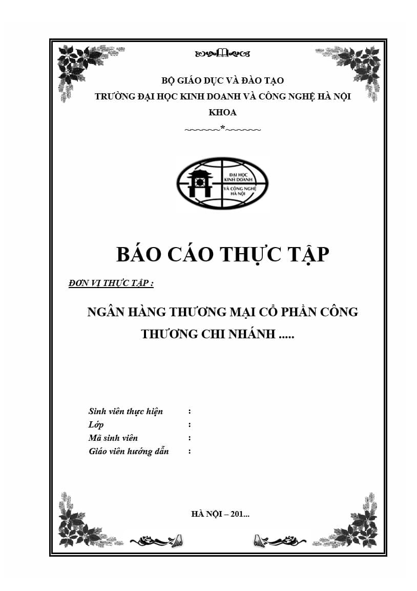 [17]mẫu bìa word báo cáo, luận văn, tiểu luận, luận án, đề tài