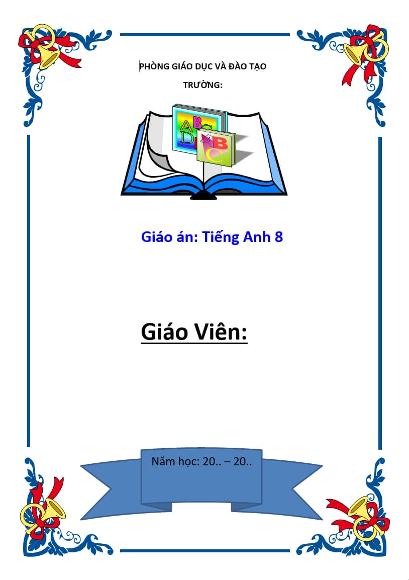 [5]Tổng hợp những mẫu trang bìa dọc giáo án đẹp nhất