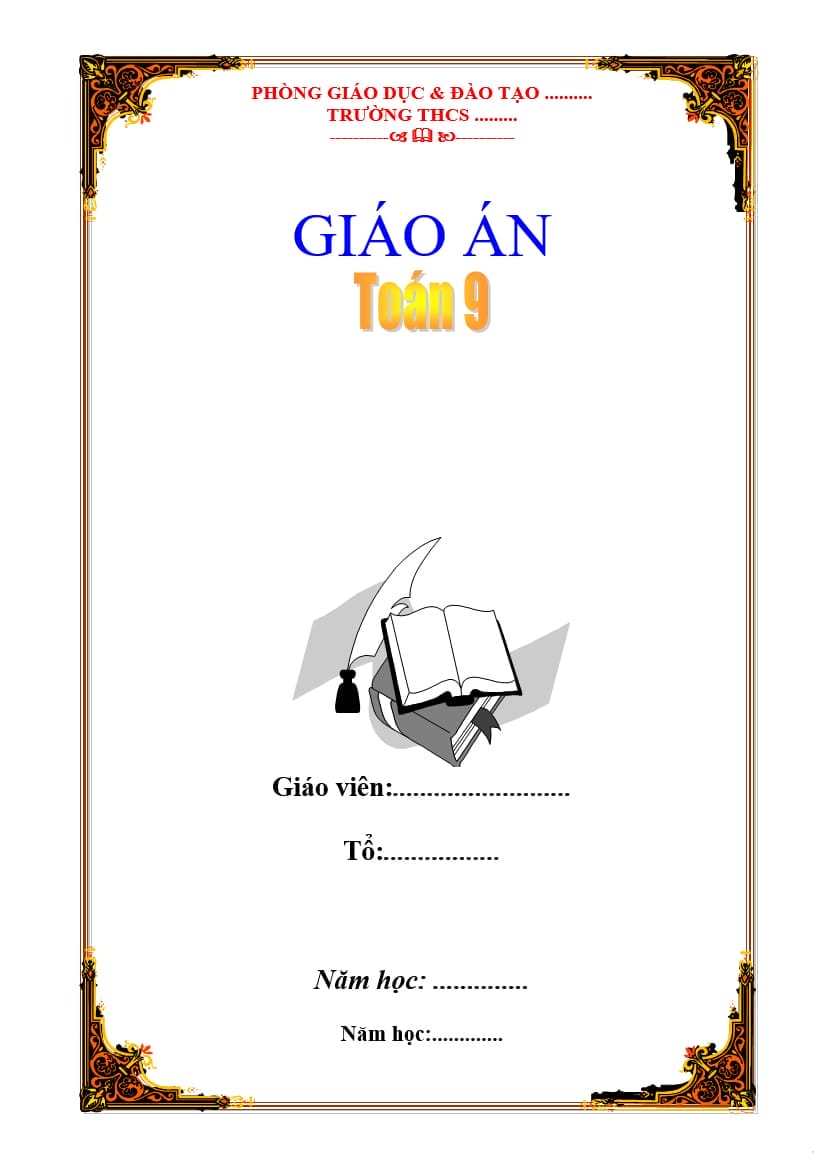 [6]Tổng hợp những mẫu trang bìa dọc giáo án đẹp nhất