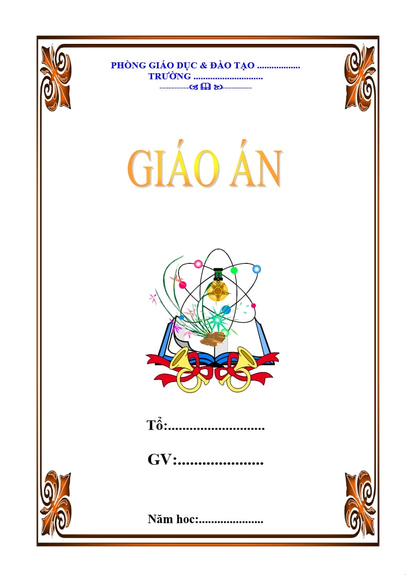 [8]Tổng hợp những mẫu trang bìa dọc giáo án đẹp nhất