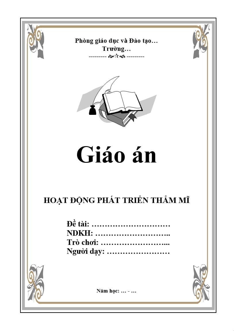 [10]Tổng hợp những mẫu trang bìa dọc giáo án đẹp nhất