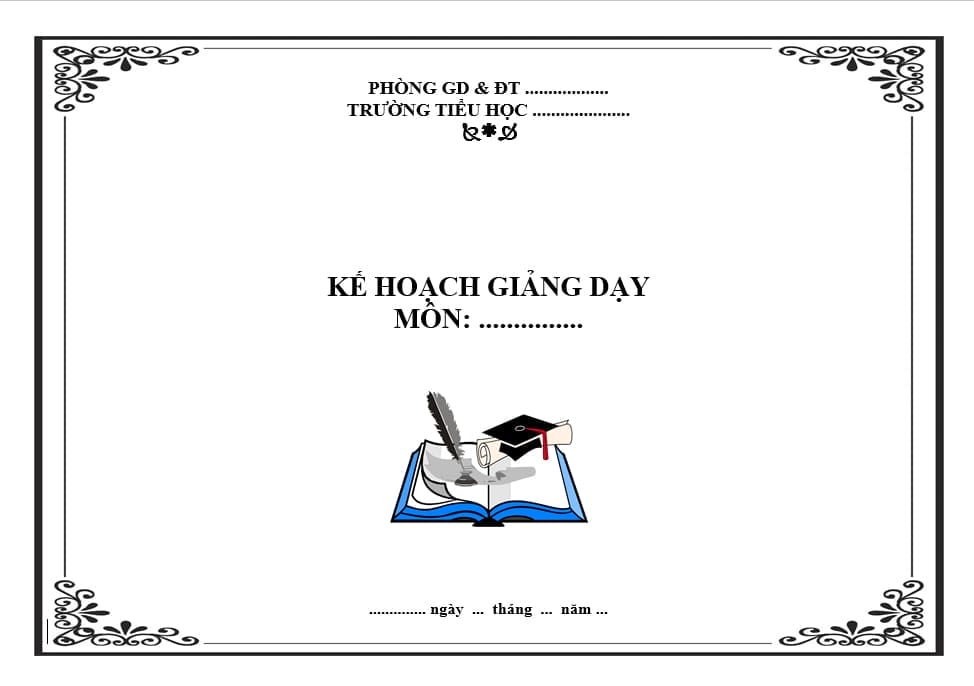 [14]Tổng hợp những mẫu trang bìa ngang giáo án đẹp nhất