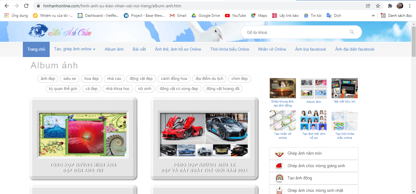ảnh giao diện tiện ich