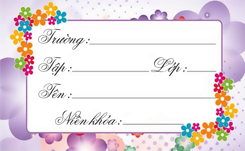 ảnh mẫu nhản vở online